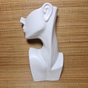 Decor Concepts abstract ceramic human profile, white